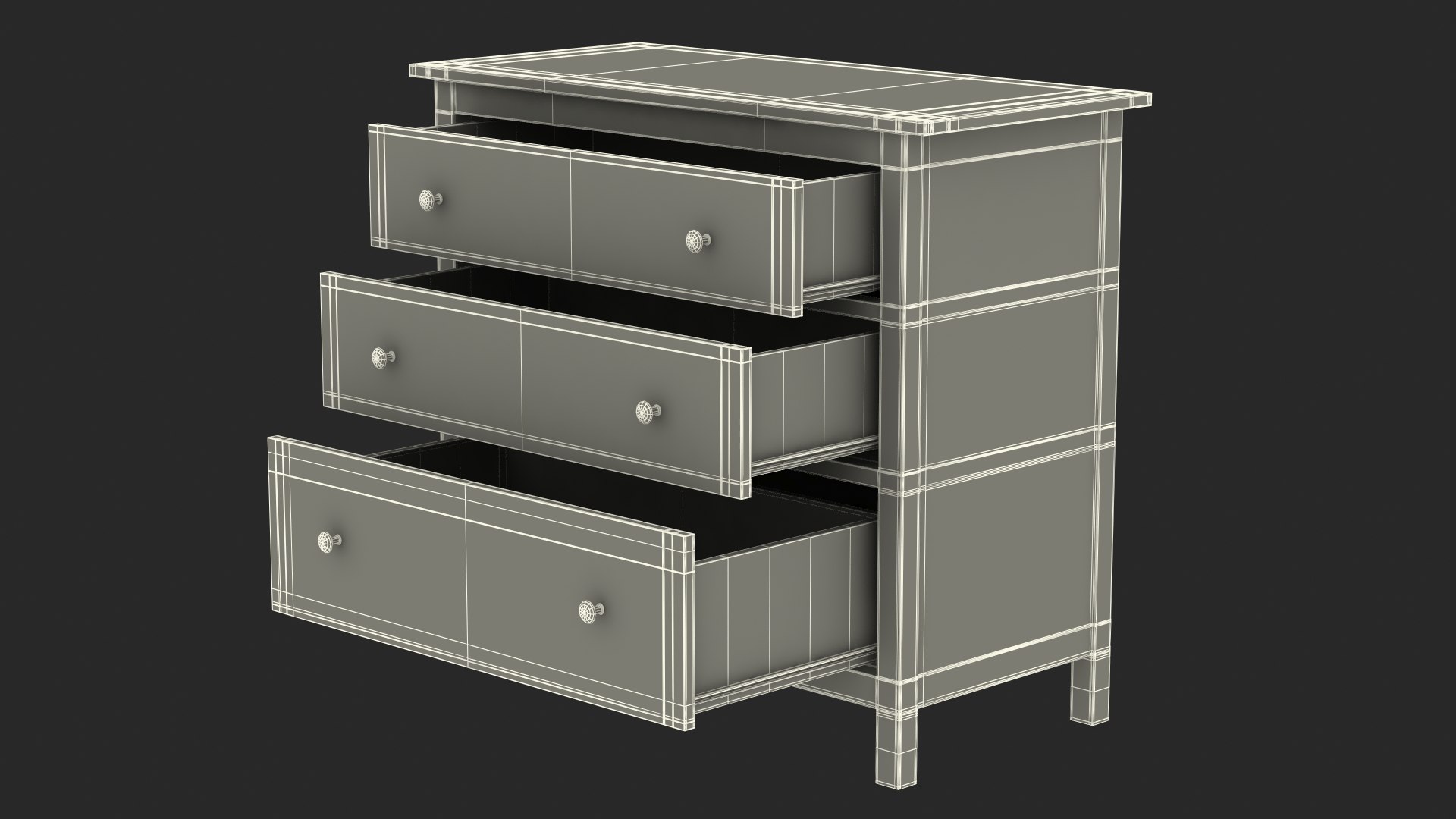 Ikea Hemnes 3 Drawer Chest Dark Gray 3D model https://p.turbosquid.com/ts-thumb/6c/d82kpR/Ao/ikeahemnes3drawerchestdarkgray3dsmodel025/jpg/1663602831/1920x1080/fit_q87/2ef62750cfb079d1856b037e3ef95552bf8f306f/ikeahemnes3drawerchestdarkgray3dsmodel025.jpg