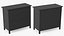 Ikea Hemnes 3 Drawer Chest Dark Gray