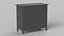 Ikea Hemnes 3 Drawer Chest Dark Gray