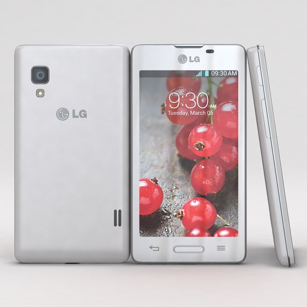 modelo 3d LG Optimus L5 II E460 Blanco - TurboSquid 776821