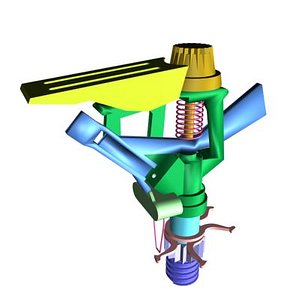 3dsmax lawn sprinkler