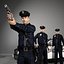 policeman set figures 3D