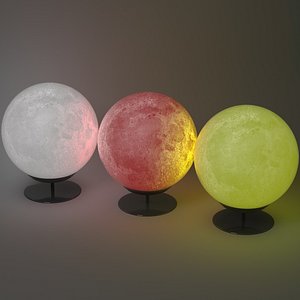 moon lamp 3D