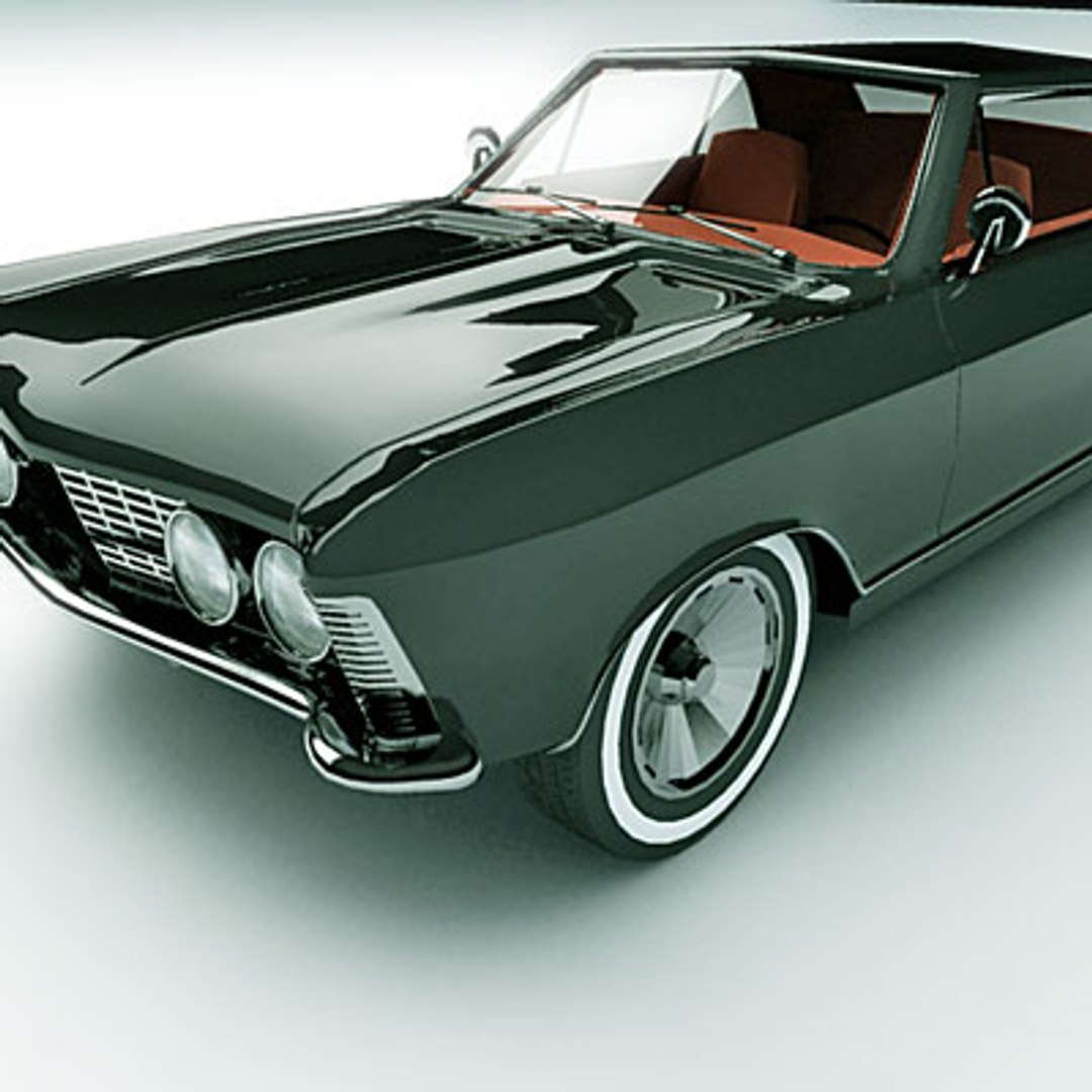 1963 Buick Riviera 3d Model