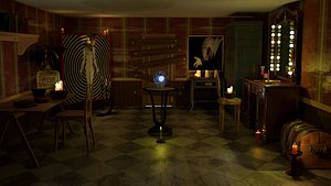 Magic room 3D model 3D model