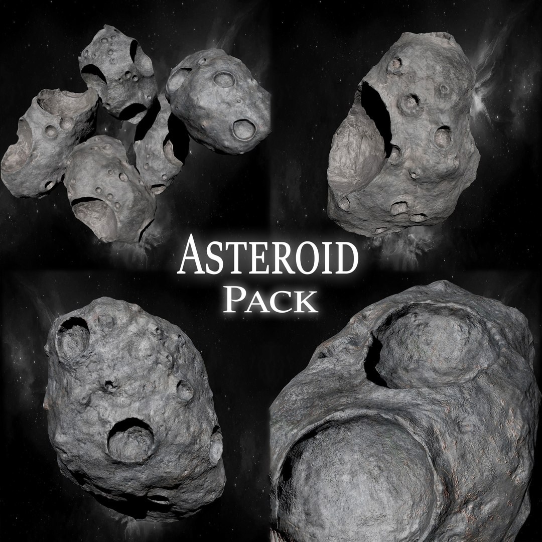 3D Asteroid Pack Model - TurboSquid 2300752