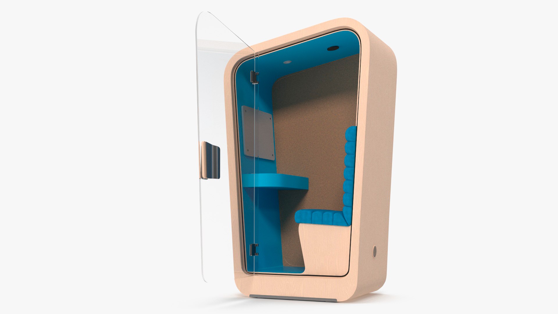 Conversation Booth 3D model preview