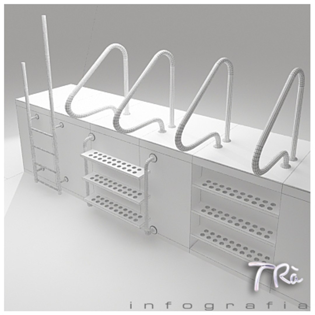 3d Swimming Pool Ladders