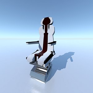 aircraft pilot seat 3D model