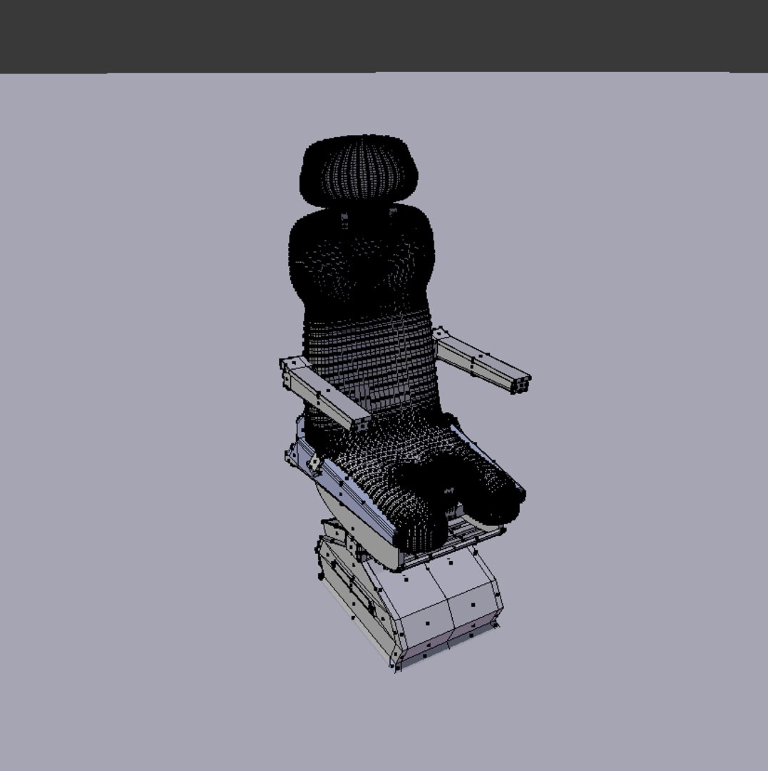 Aircraft Pilot Seat 3d Model - Turbosquid 1361806