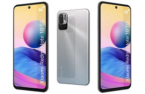Xiaomi Redmi Note 10 5G Chrome Silver Low Poly