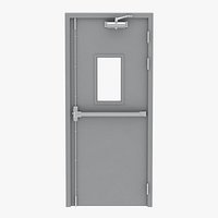 Single Fire Exit Door