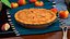 3D Apple Pie with Glass Plate