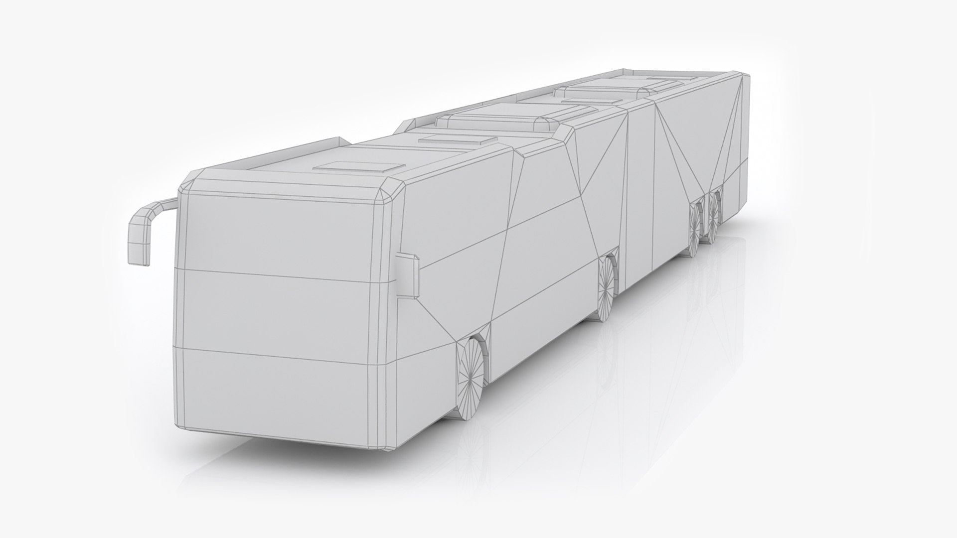 3d Model Capacity City Bus