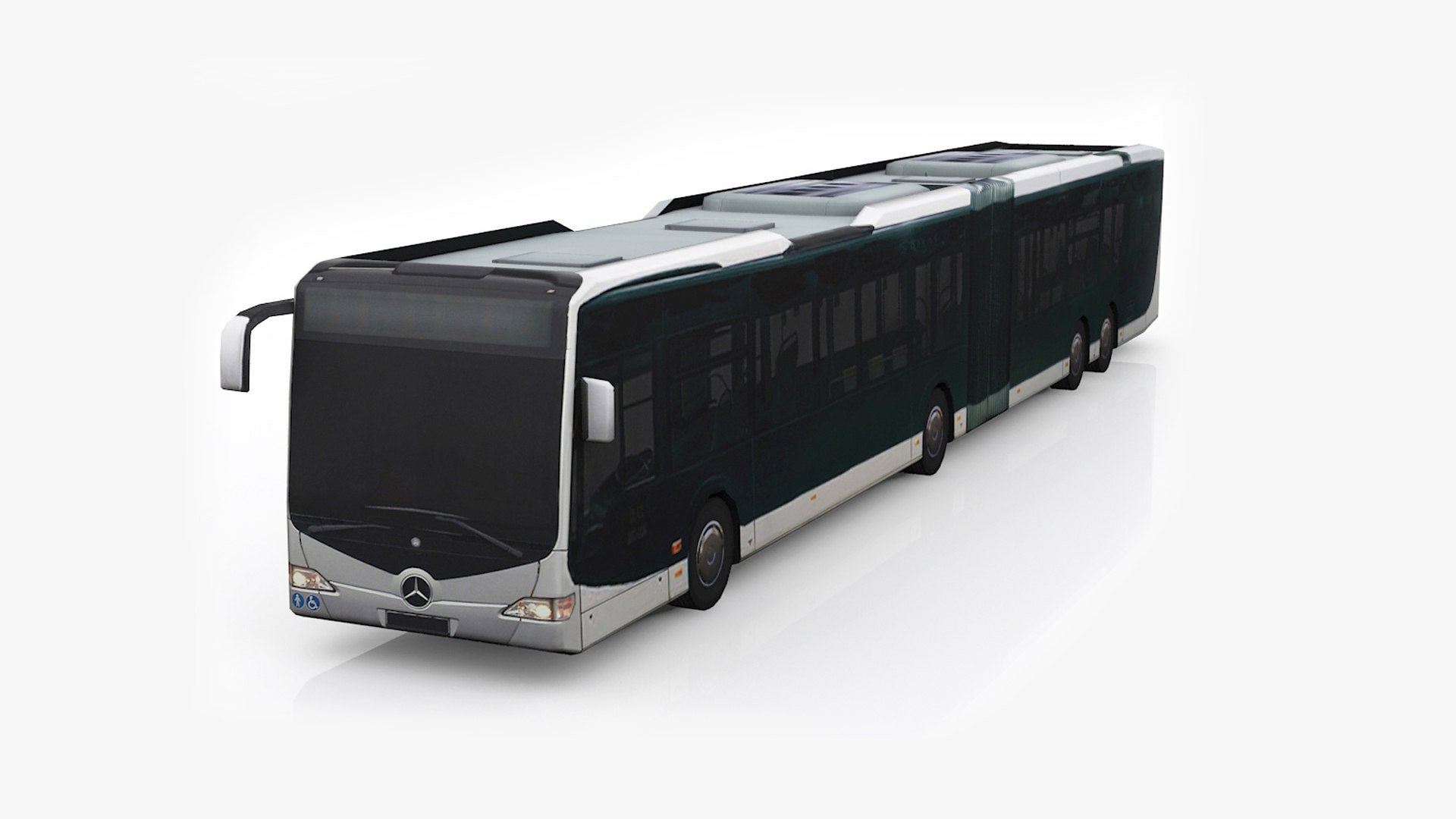 3d Model Capacity City Bus