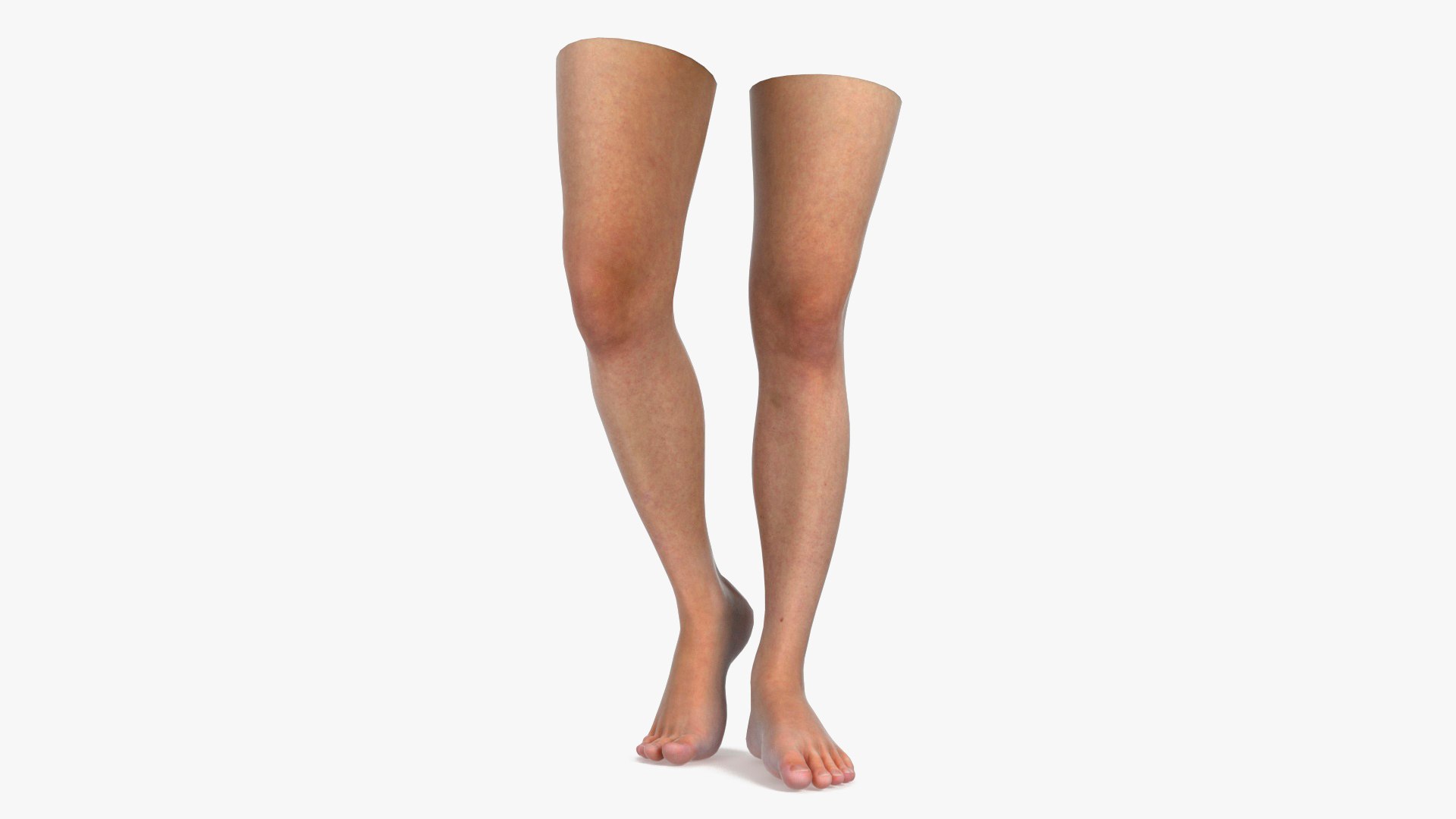 Female Legs Standing Pose 3D model preview