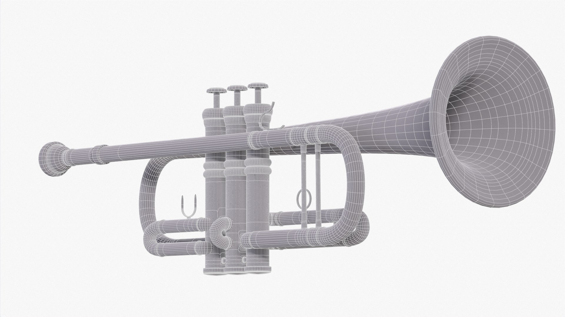 Trumpet model - TurboSquid 2062098