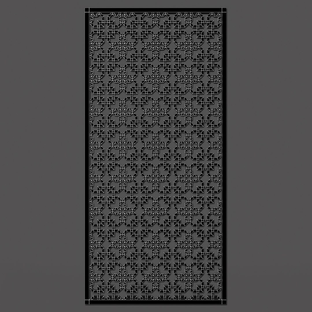 3D Decorative Panel - TurboSquid 1640614