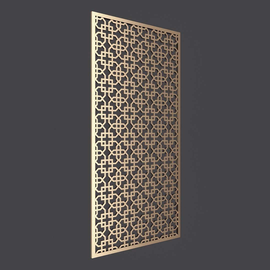 3D Decorative Panel - TurboSquid 1640614