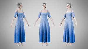 Dress 10 Little Boy Blue With Design