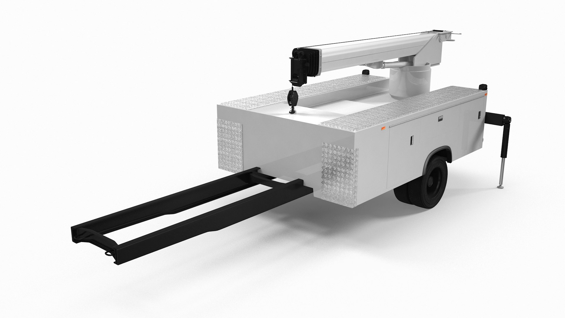 Crane Truck Shell Service 3D TurboSquid 1561996