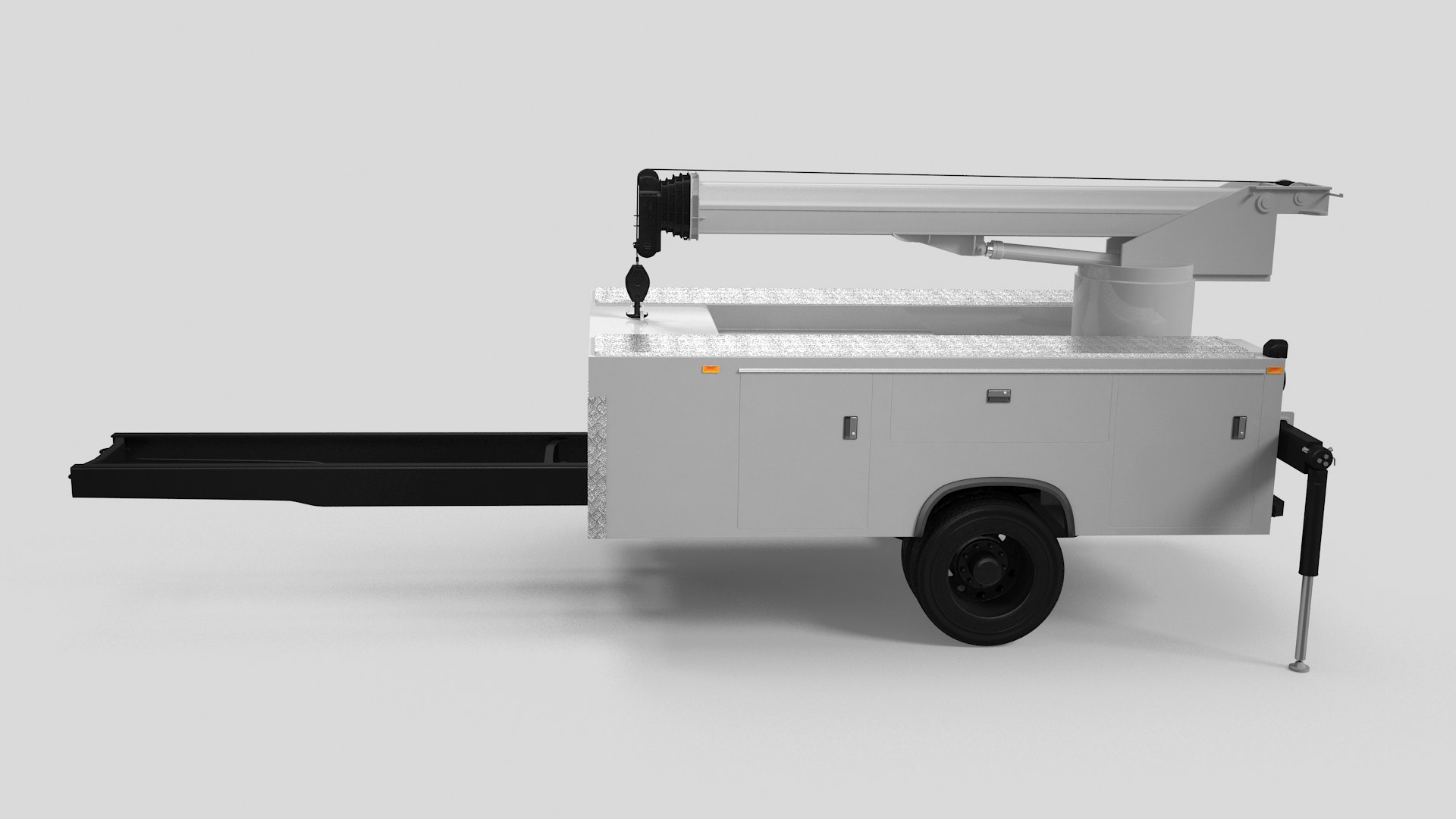 Crane Truck Shell Service 3D TurboSquid 1561996