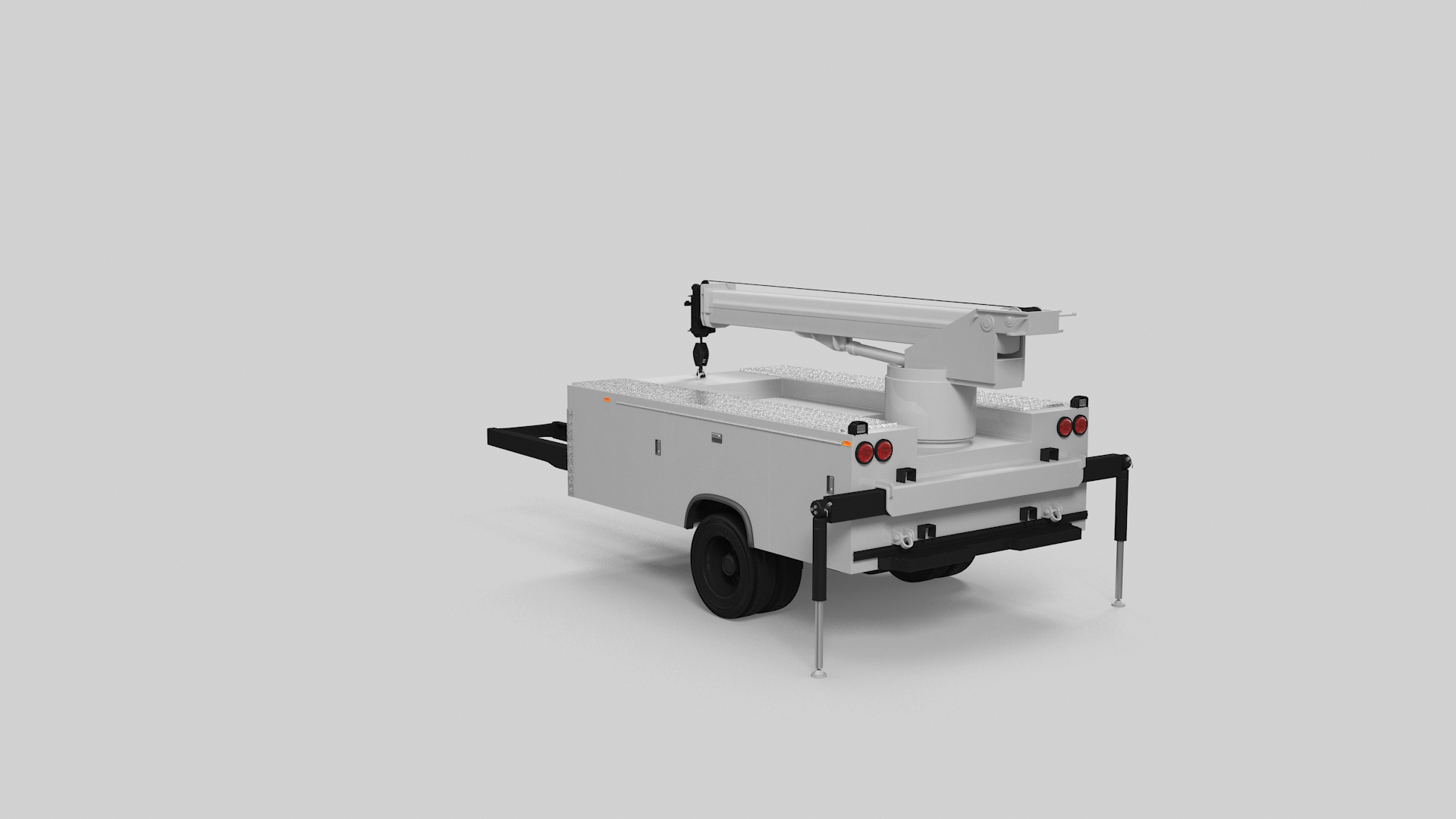 Crane Truck Shell Service 3D TurboSquid 1561996