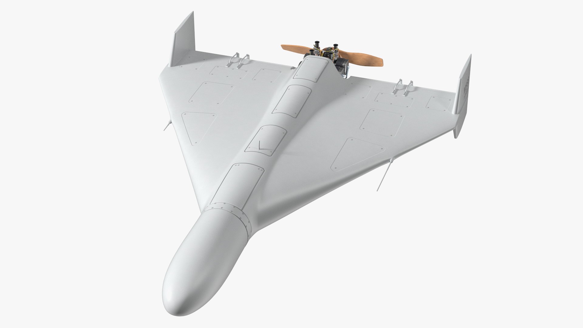 Geran-2 Kamikadze Drone Rigged 3D model preview