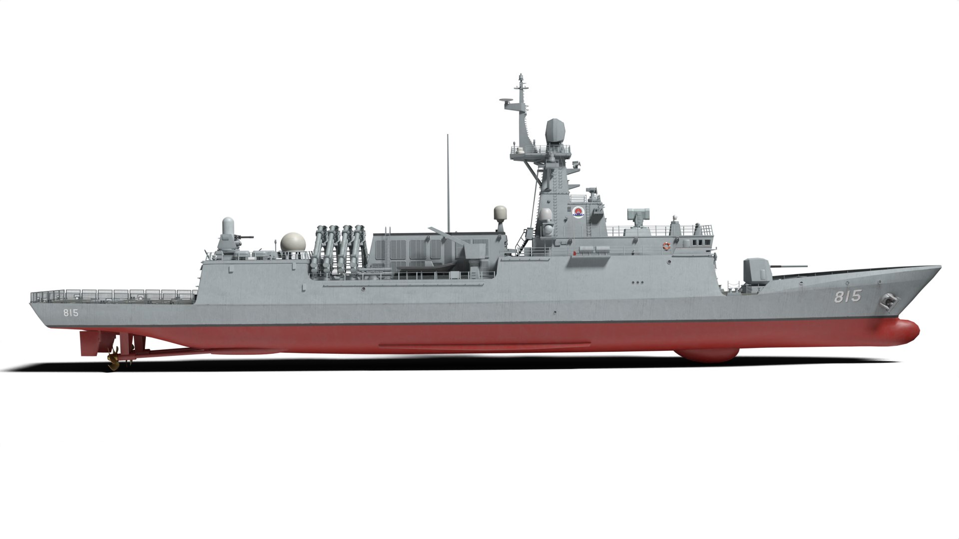 Frigate Gangwon 3D Model - TurboSquid 2210046