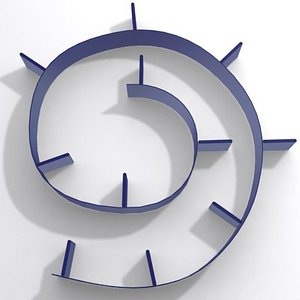 shelving ron arad furnitures 3d model