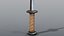 Medieval Rondel Dagger PBR