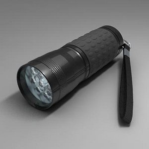 3ds max led flashlight