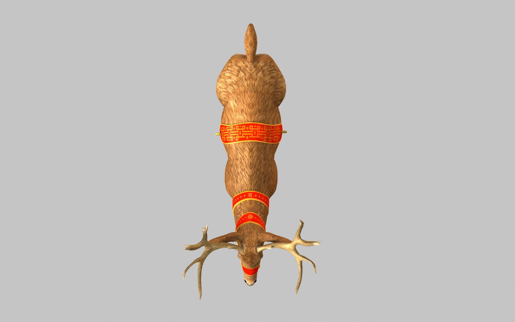 Santa Reindeer Rigged 3D - TurboSquid 1816306