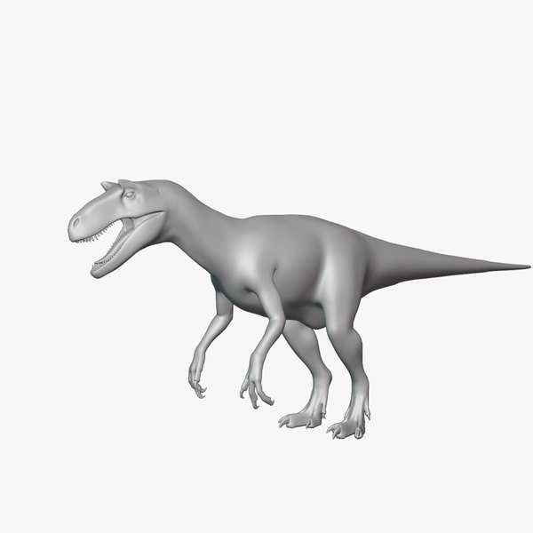 Alectrosaurus Basemesh Low Poly model