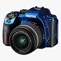PENTAX KF Lens Kit  DAL18 55mm WR Crystal Blue