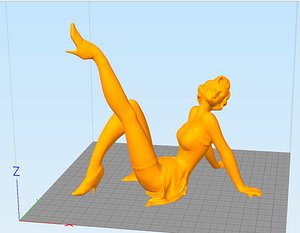 3d pinup girl