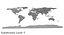 World Topographic Map v2 3D model