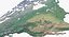 World Topographic Map v2 3D model