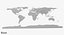 World Topographic Map v2 3D model