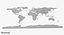 World Topographic Map v2 3D model
