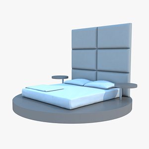 3D Modern Bed Model model