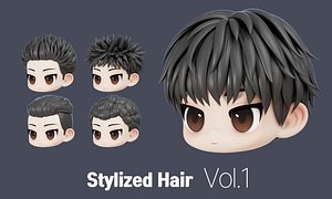 Stylized Hair vol1