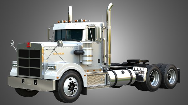 3D model 57P Semi Truck - Day Cab - TurboSquid 1891114