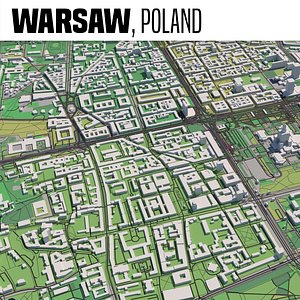 city warsaw 3D