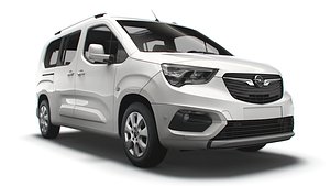 3D Opel Combo Life XL 2022 model