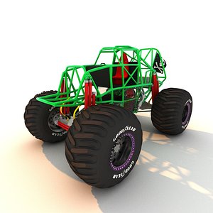 3dsmax monster truck frame