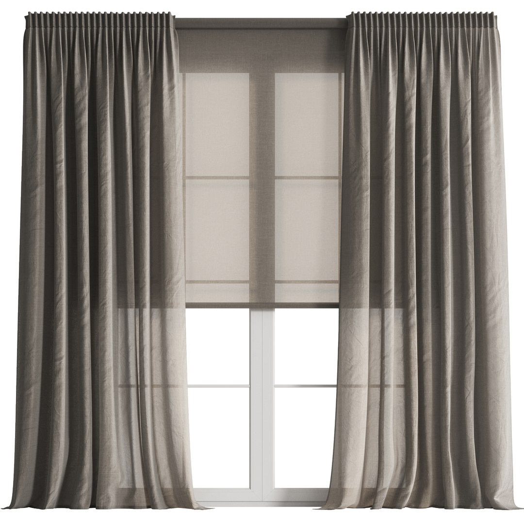 Linen Curtain with Roller Blind set 03 3D model https://p.turbosquid.com/ts-thumb/6e/JzYH3K/QZ/preview10/jpg/1739967482/1920x1080/fit_q87/1c62e46d20cc450af06a0dfc014c8912cc80f7ec/preview10.jpg