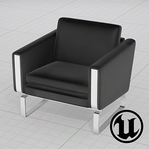 unreal wegner ch101 chair 3d x