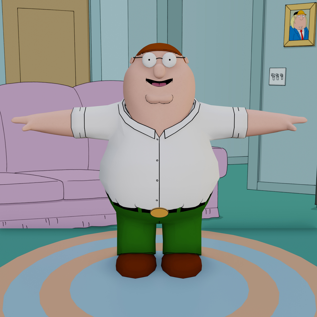 Browser Games - Family Guy Online - Peter Griffin - The Models Resource