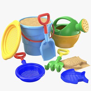 Detailed Beach Sand Toys
